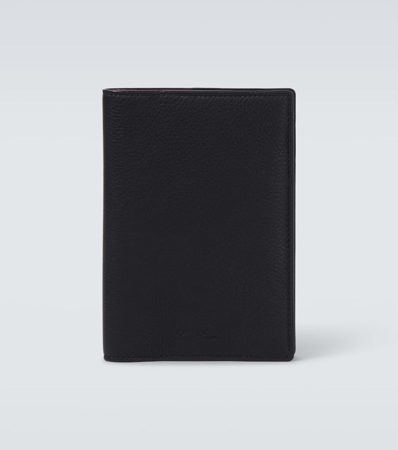 Loro Piana Extra leather passport holder