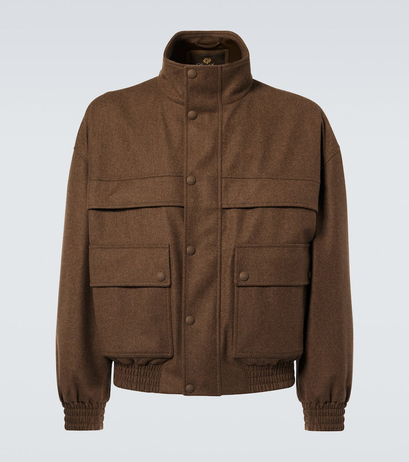 Loro Piana Tristar wool and cashmere bomber jacket