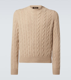 Loro Piana Cable-knit cashmere sweater