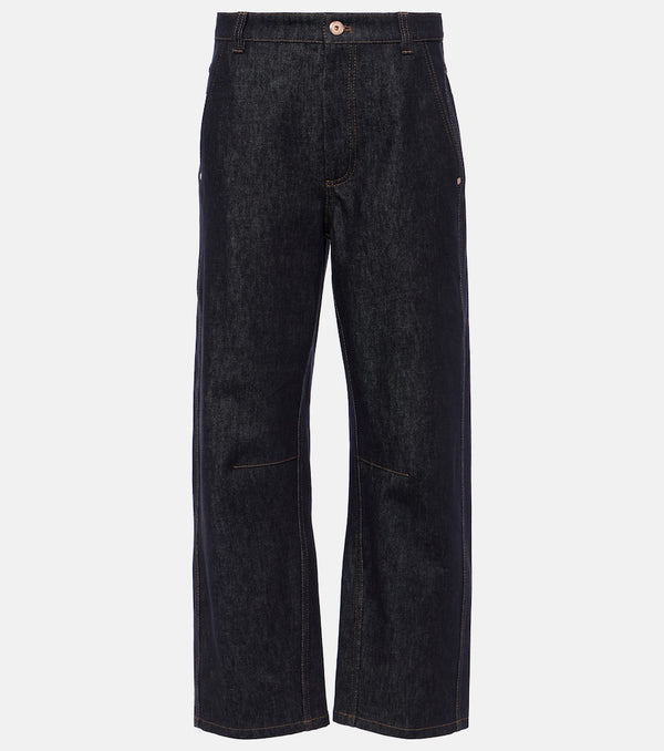 Brunello Cucinelli Cropped straight jeans