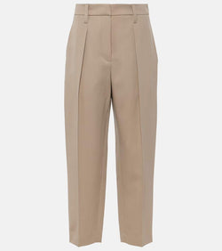 Brunello Cucinelli Wool-blend straight pants