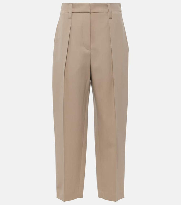 Brunello Cucinelli Wool-blend straight pants