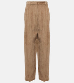 Brunello Cucinelli Cotton corduroy wide-leg pants