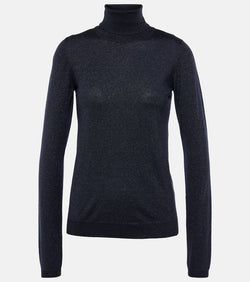 Brunello Cucinelli Turtleneck cashmere-blend top