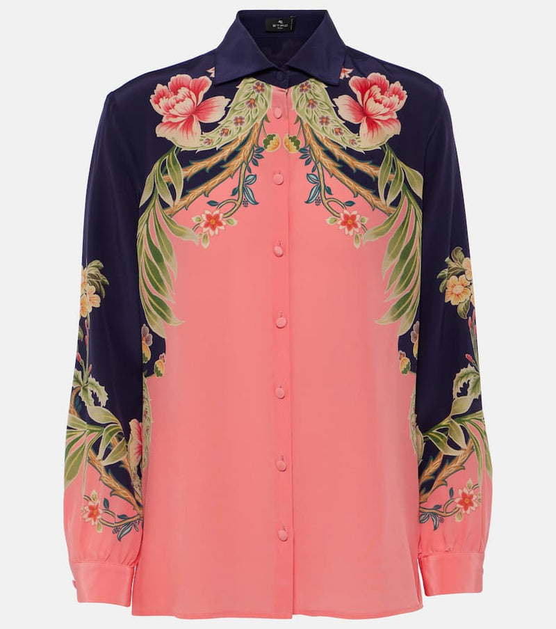 Etro Printed silk shirt