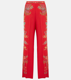 Etro Floral silk crêpe de chine palazzo pants