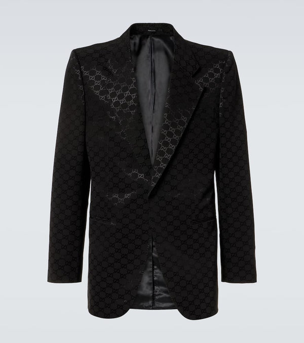 Gucci GG Canvas cotton-blend blazer