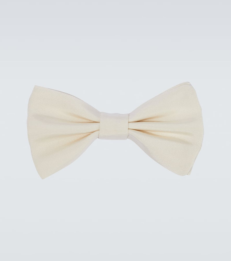 Loro Piana Silk faille bow tie