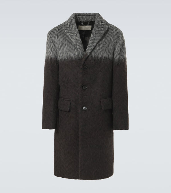 Dries Van Noten Wool and cotton-blend coat