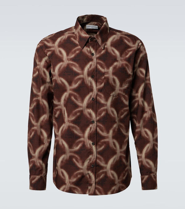 Dries Van Noten Printed cotton shirt