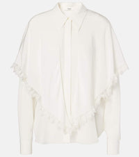 Chloe Knotted Heritage silk crepe de chine blouse