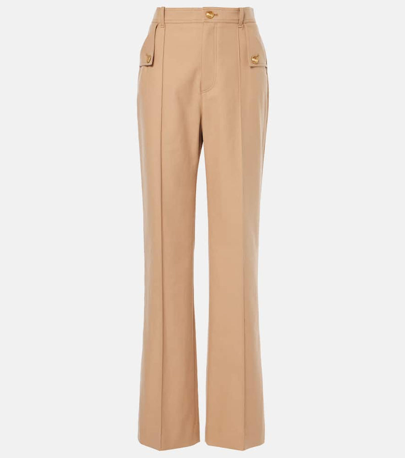 Chloé Cotton slim pants