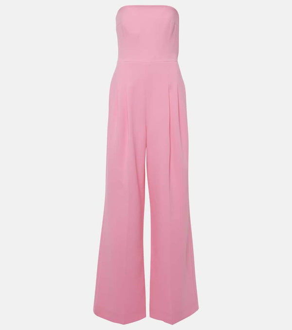 Emilia Wickstead Marcie strapless crêpe jumpsuit