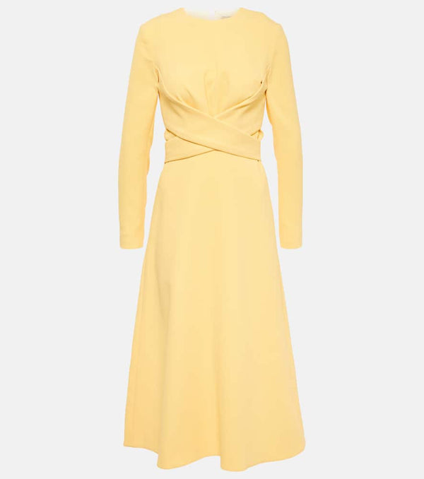 Emilia Wickstead Elta crêpe midi dress