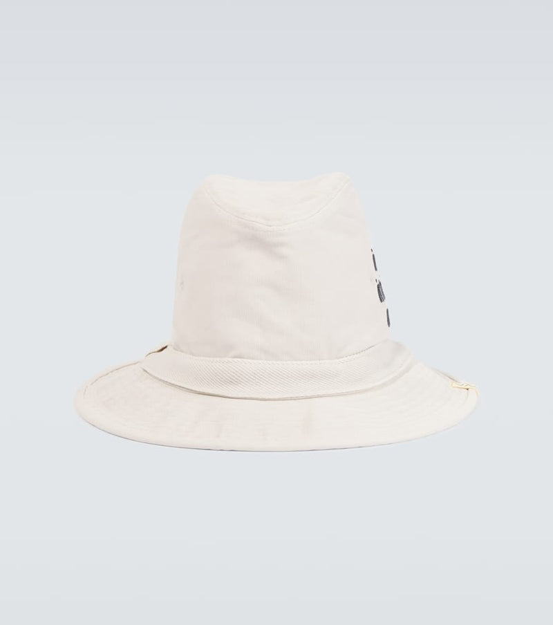 Visvim Embroidered cotton bucket hat