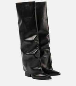 Paris Texas Jane 100 leather knee-high boots