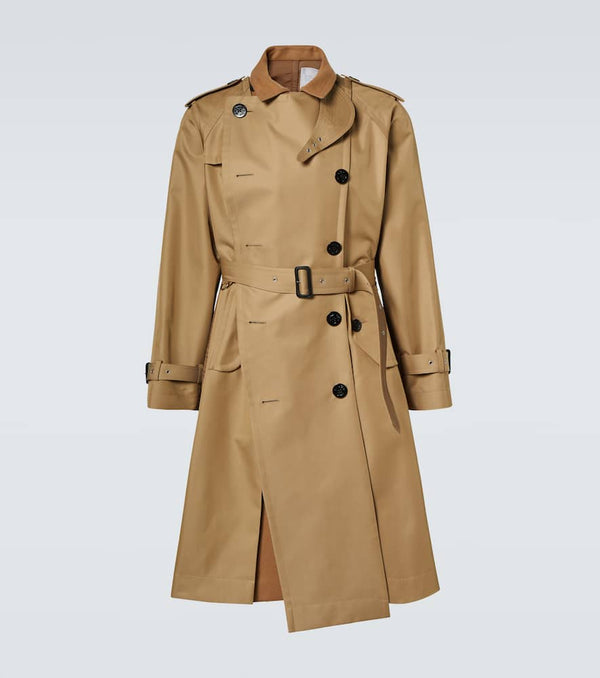 Sacai Gabardine trench coat