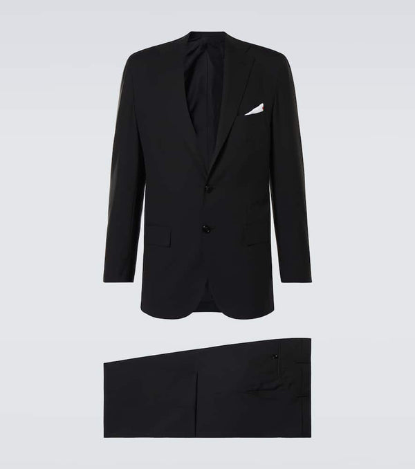 Kiton Single-breasted wool suit