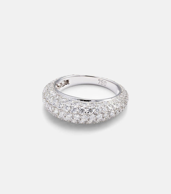 Kamyen Diamond Disco 18kt white gold ring with diamonds