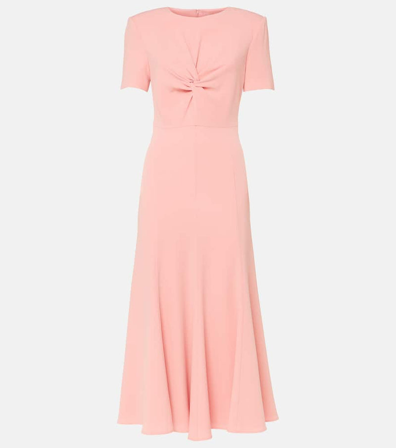 Roland Mouret Twisted cady midi dress