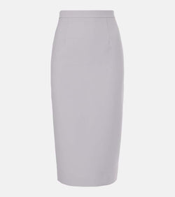 Roland Mouret Crêpe midi skirt