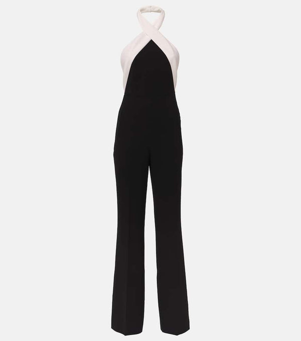 Roland Mouret Halterneck cady jumpsuit