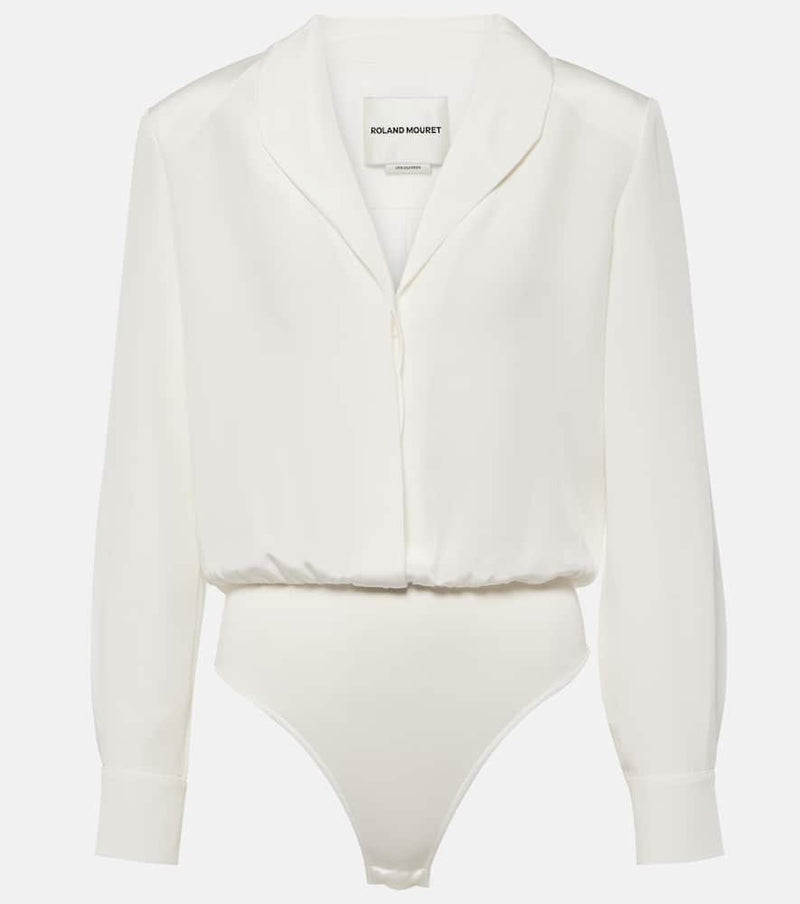 Roland Mouret Silk satin bodysuit