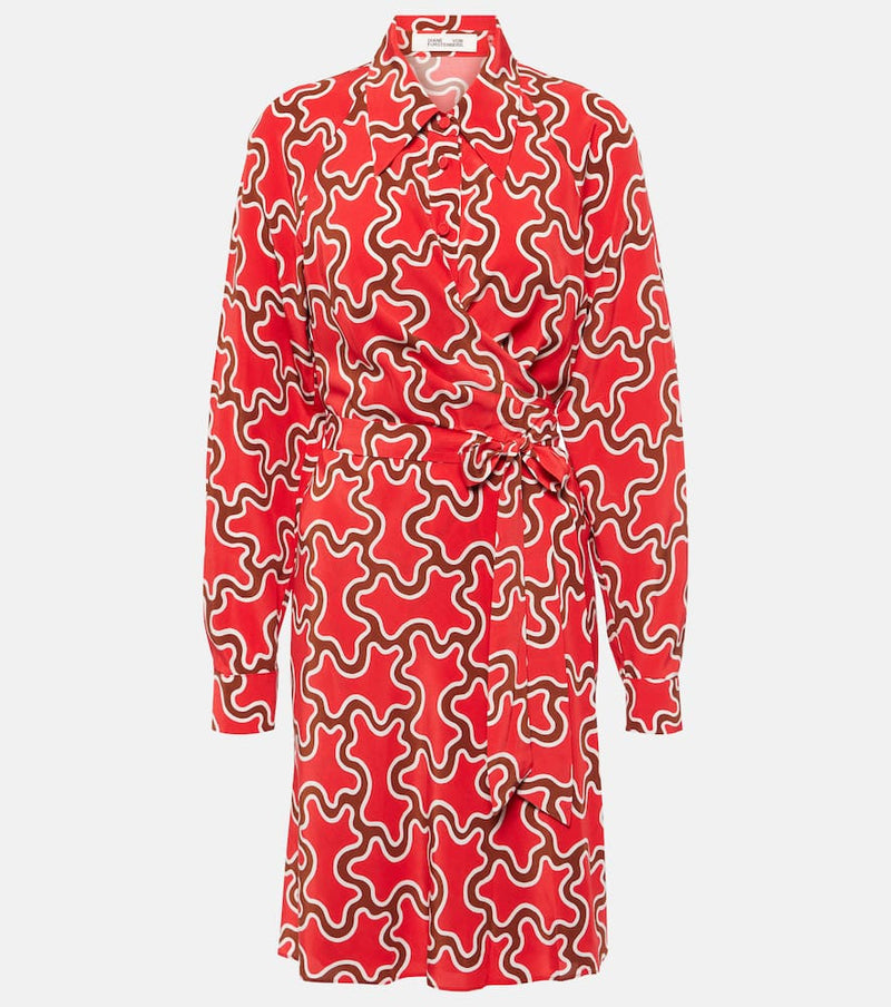 Diane von Furstenberg Sophie printed jersey minidress