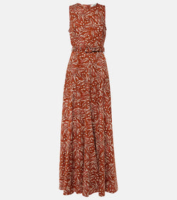 Diane von Furstenberg Elliot jacquard maxi dress