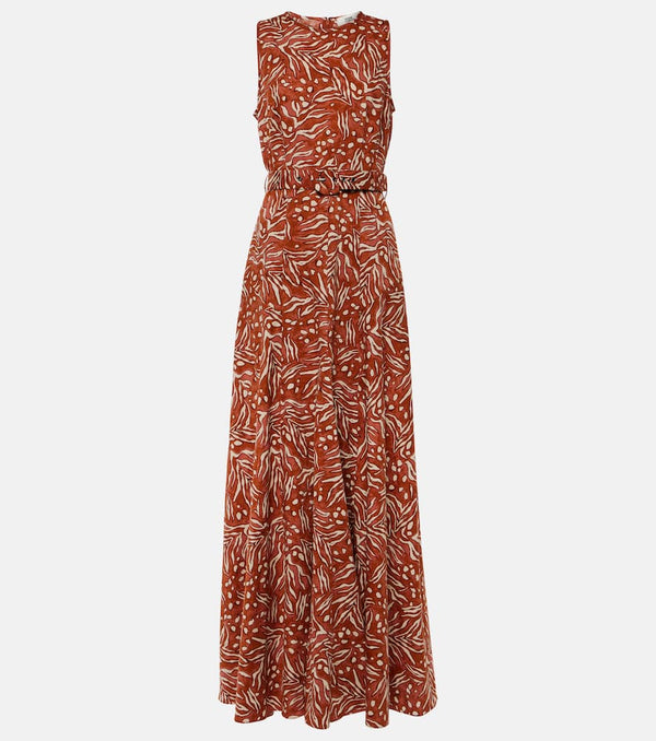 Diane von Furstenberg Elliot jacquard maxi dress