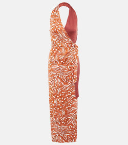 Diane von Furstenberg Chase jersey wrap dress