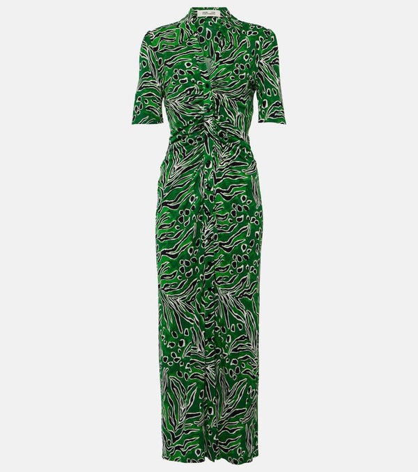 Diane von Furstenberg Printed jersey midi dress