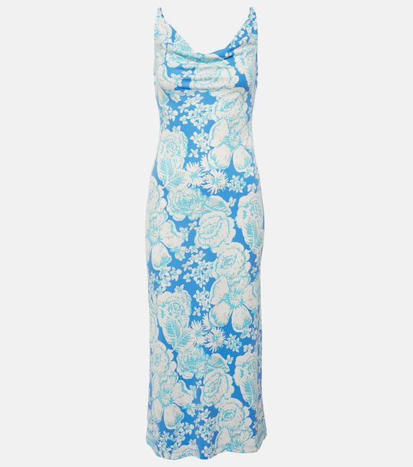 Diane von Furstenberg Alik floral jersey midi dress