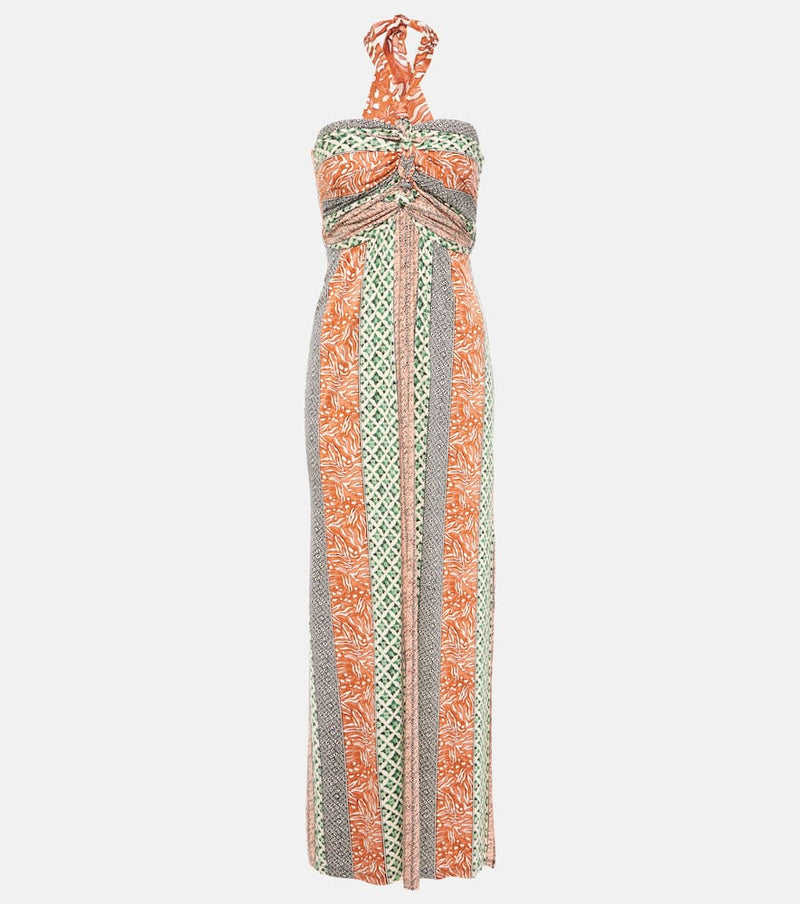 Diane von Furstenberg Annabelle printed jersey maxi dress