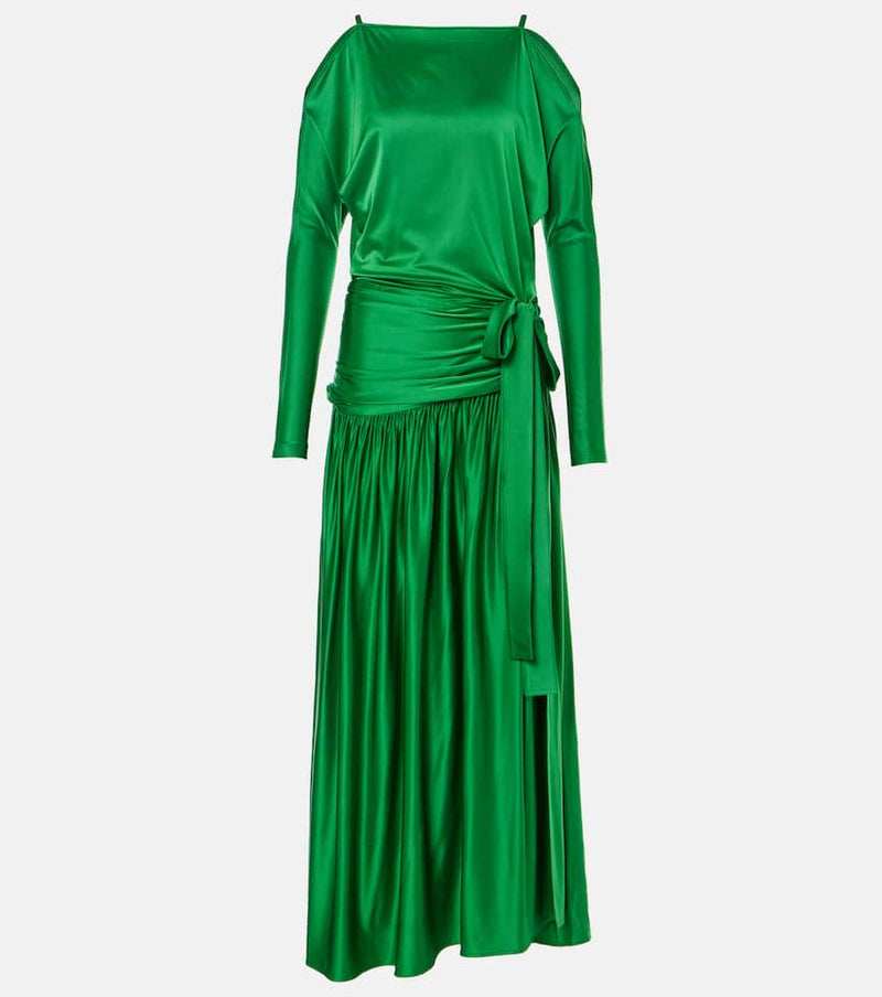 Rabanne Gathered satin gown