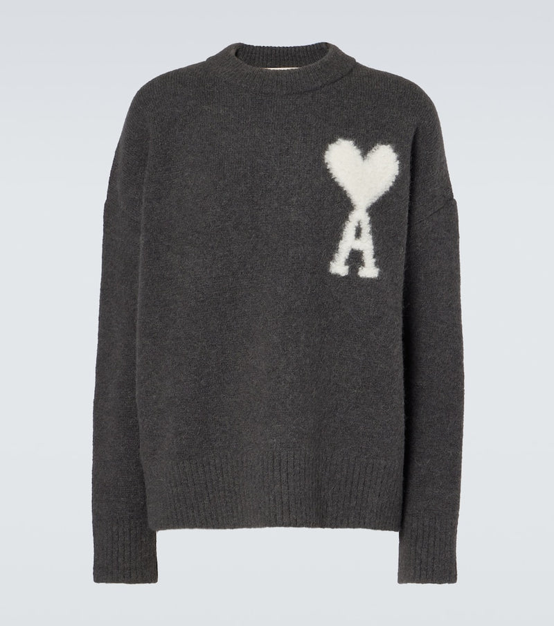 Ami Paris Ami De Caur wool-blend sweater