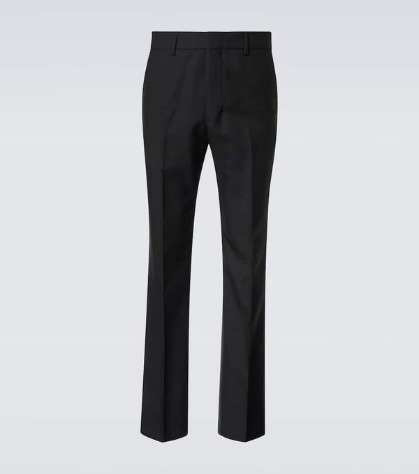 Ami Paris Pleated virgin wool pants