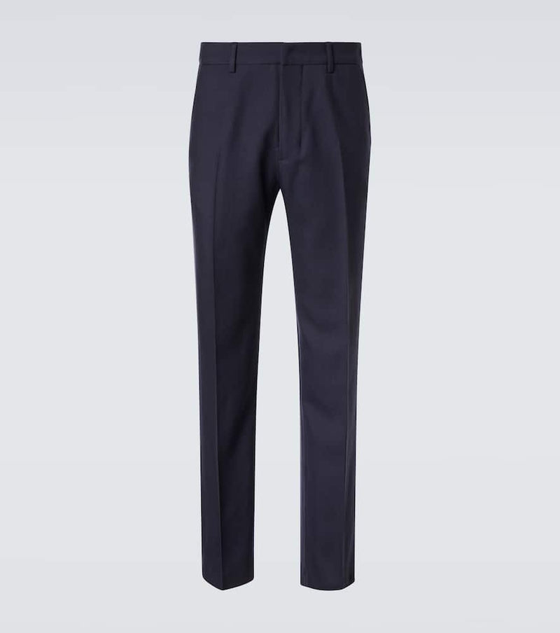 Ami Paris Pleated virgin wool pants