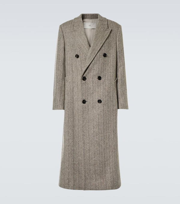 Ami Paris Double-breasted virgin wool coat