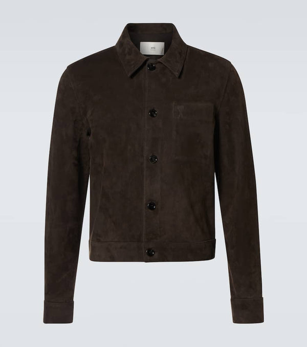 Ami Paris Ami De Caur suede jacket