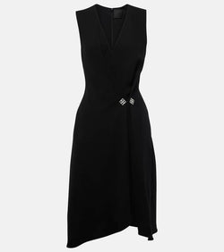 Givenchy Pleated crêpe midi dress