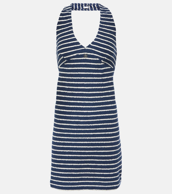 Givenchy Striped jacquard cotton-blend minidress