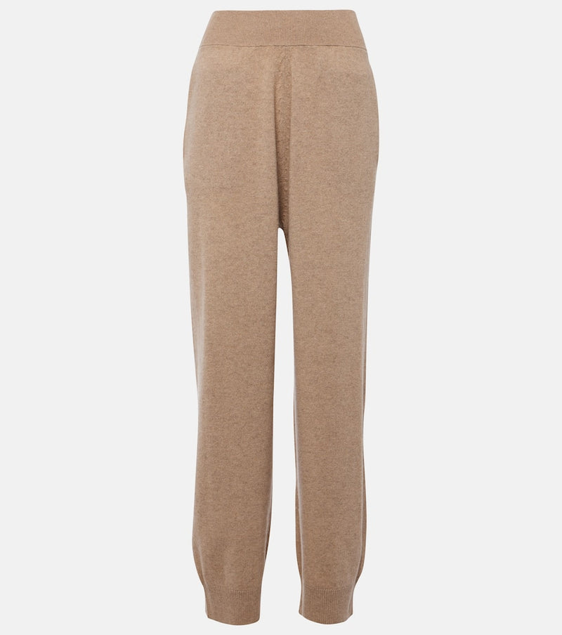 Stella McCartney High-rise cashmere and wool sweatpants