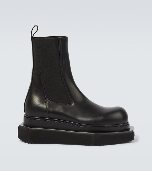 Rick Owens Leather platform boots