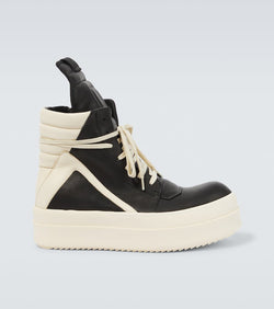 Rick Owens Leather high-top platform sneakers