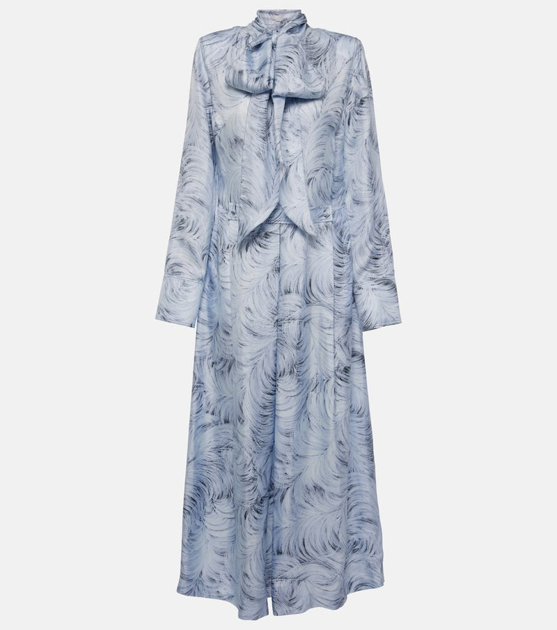 Stella McCartney Printed silk maxi dress