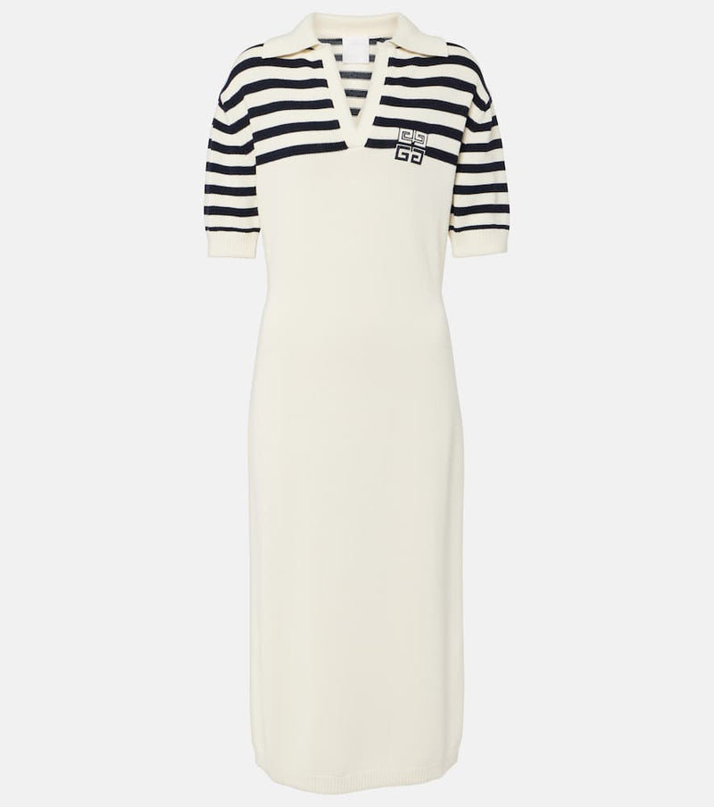 Givenchy 4G striped polo dress