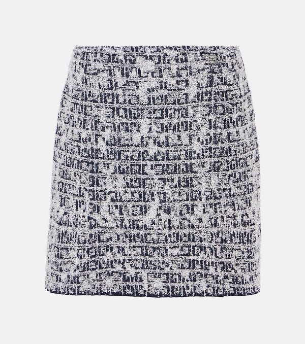 Givenchy 4G Liquid tweed miniskirt