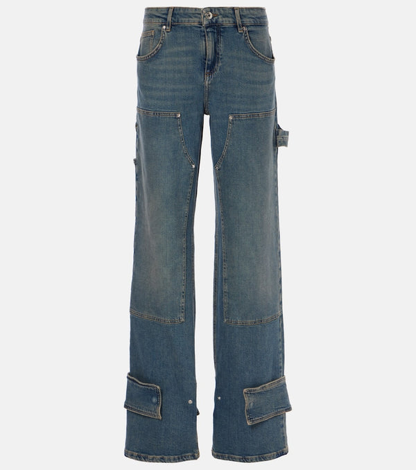 Blumarine Low-rise straight jeans