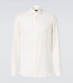 Zegna Cashco cotton and cashmere shirt